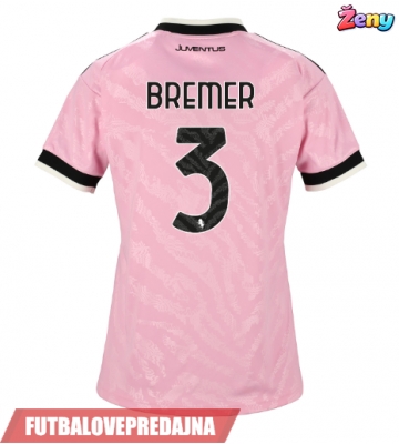 Lacne Ženy Futbalové dres Juventus Gleison Bremer #3 2026-27 Krátky Rukáv - Preč